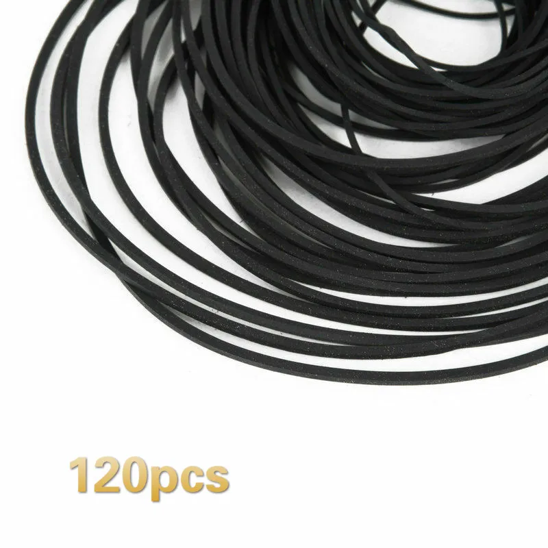 Cinghia a nastro universale assortita per Cassette per registratori videocamere unità DVD set da 120 pezzi 1 confezione