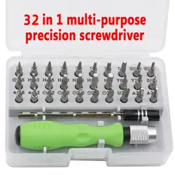 Tool Repair 32 In 1 Screwdriver Set Screw Driver Bit Kit Precision Home Phone Computer Laptop Repair Device Hand Repair Tools