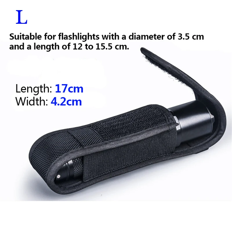 Bolsa táctica MOLLE para linterna LED - funda outdoor resistente