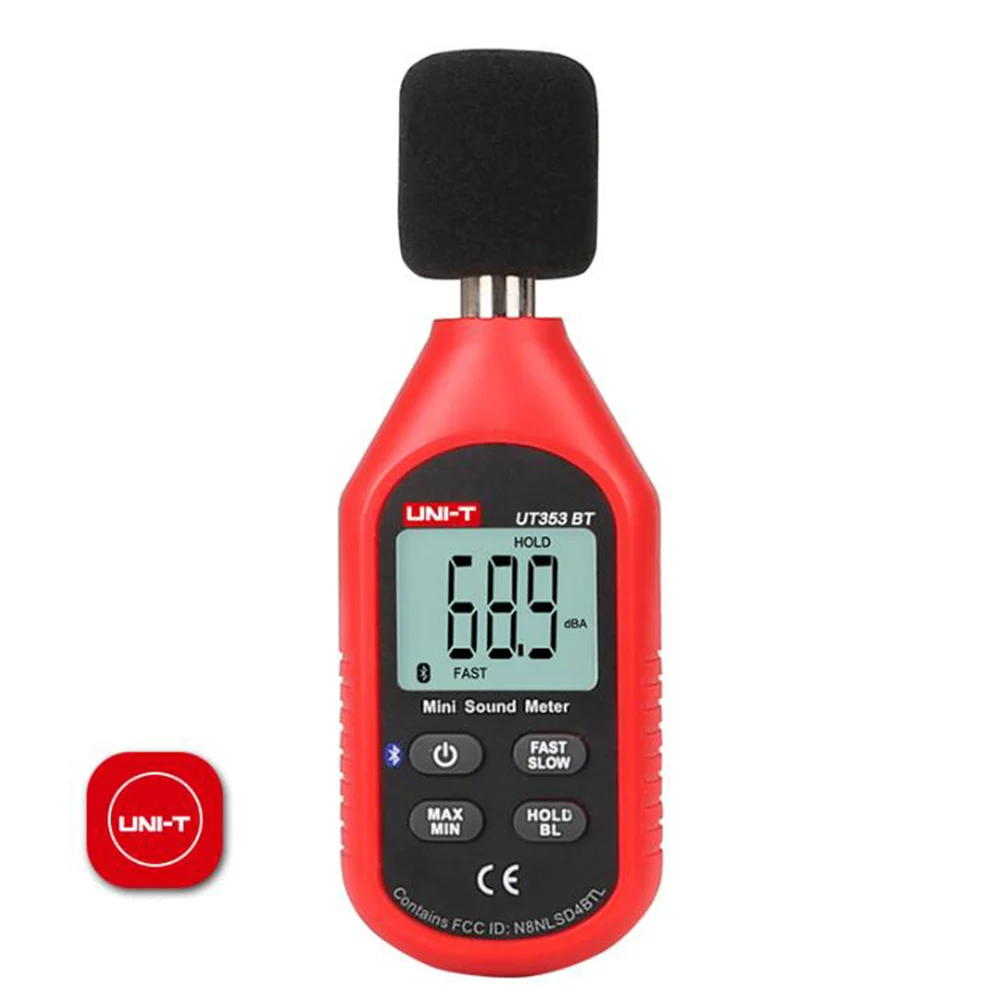 UNI-T UT353BT Sound Level Meter Digital Bluetooth Noise Meter Tester 30-130dB Decibel Monitoring Sound Level Meters.