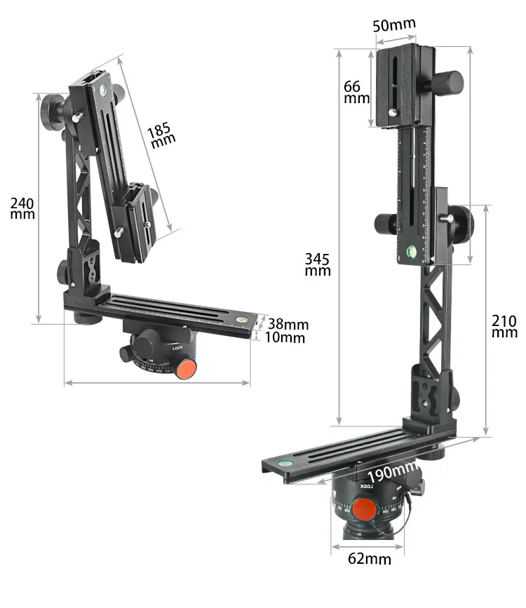 panorama head 360 degree high coverage rotating tripod head with node index plate starry sky shooting for dslr camera