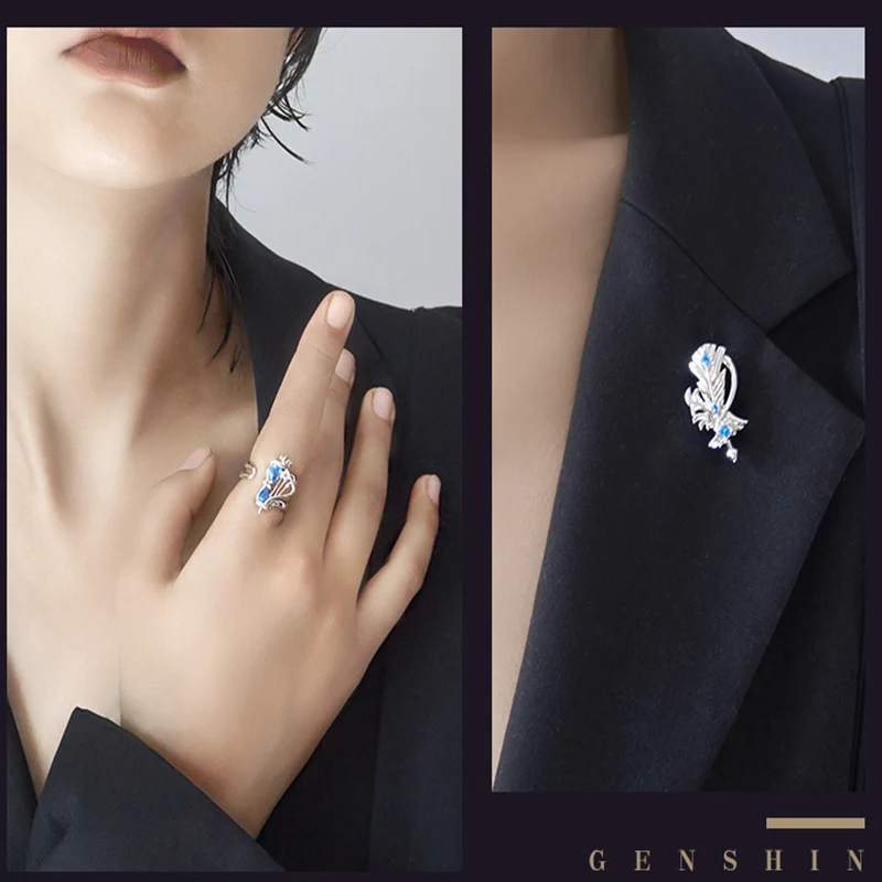 Ожерелье из платины и циркона для девочек