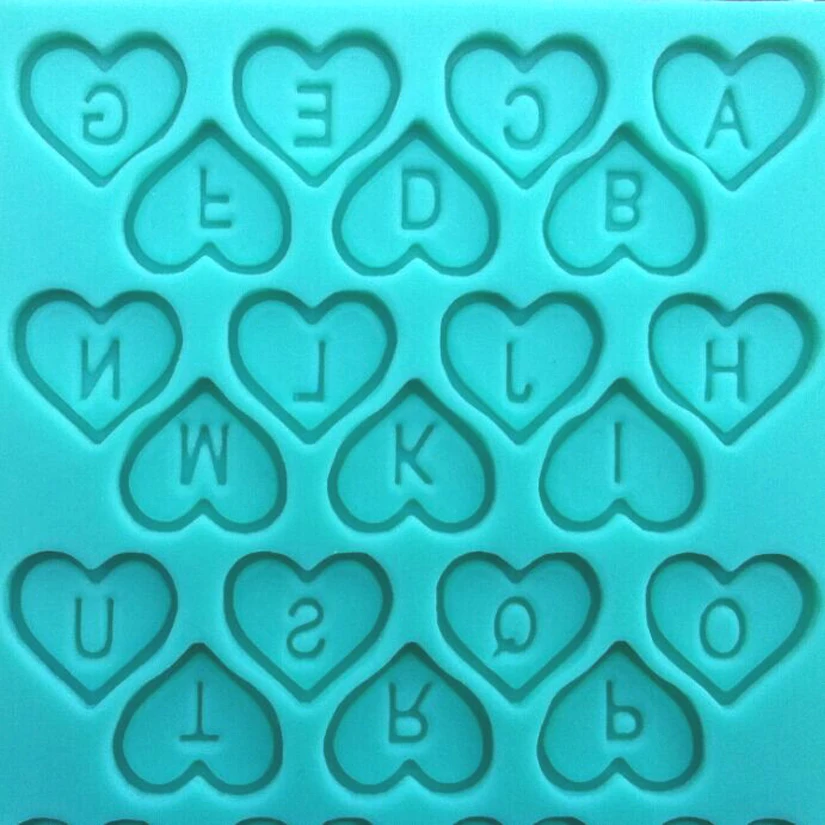 Love Capital Letter Silicone Mold Fondant Cake Decorating Tools Baking Mold