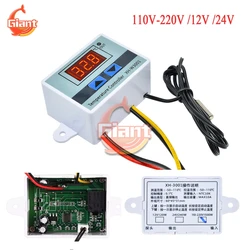 XH W3001 Digital Temperature Controller 110V 220V 12V 24V Microcomputer Thermostat Thermoregulator Aquarium Water Temp Regulator