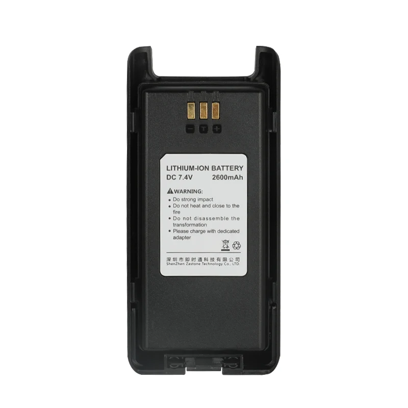 Walkie talkie de bateria m7 dc 7.4v 2600mah, bateria de rádio bidirecional zastone