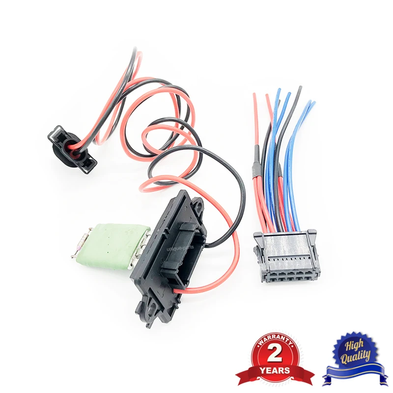 Heater Blower Fan Resistor and Wiring Harness Cable Connector for Renault Scenic Grand 7701207876