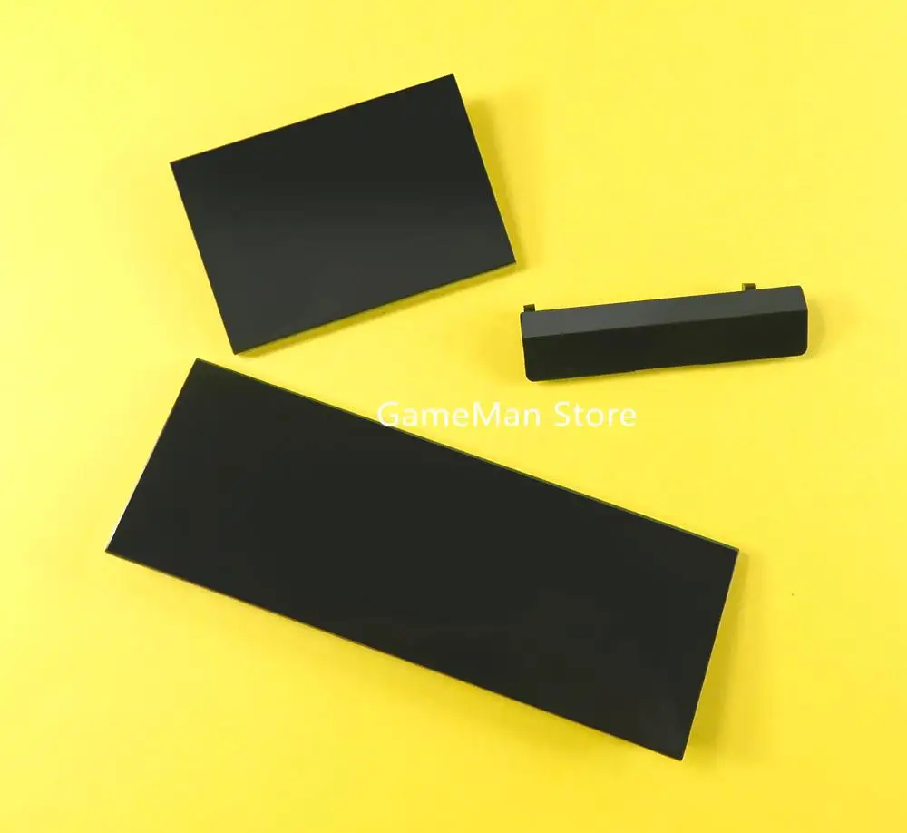 20sets/lot Black and white 3 in 1  Memeory Card Door Slot Cover Lid 3 Parts Door Covers for Nintendo Wii Console