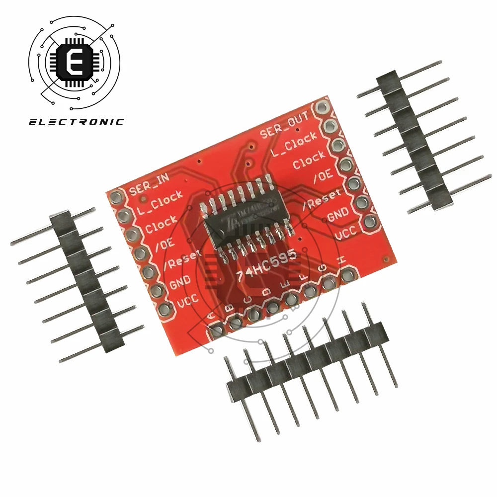 Interfaccia di serie Standard (SPI) del registro di spostamento del modulo di espansione DC3.3-5V 74HC595