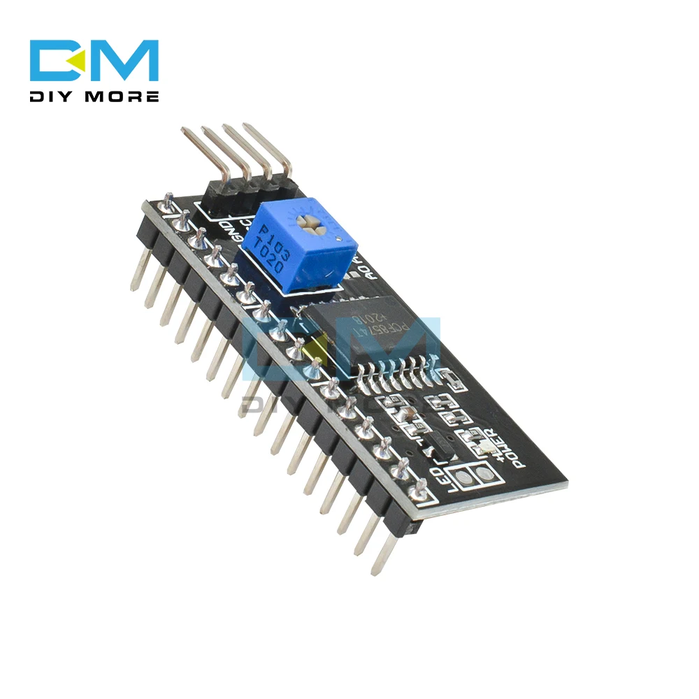 PCF8574T IIC I2C TWI SPI Serial Interface Board for Arduino 1604 2004 LCD1602 Adapter Converter Module
