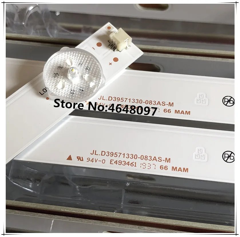 Imagem -02 - Led Backlight Lâmpada para Jl.d39571330083as-m E348124hn 19af430 D181224 1.61.002.000070 Tv40le78t2s2sm V400hj6-pe1 765 Milímetros