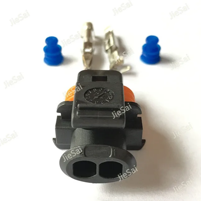 2 Pin 1928404072 1928403137 Female Common Rail Diesel Injector Plug Automotive Connector For Bosch