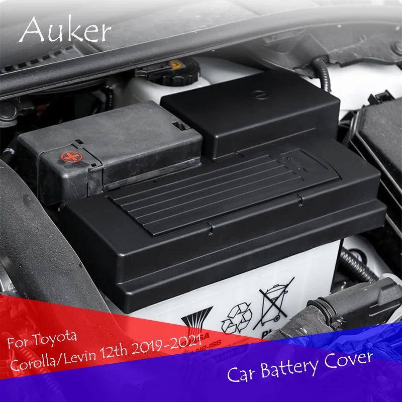 Car Battery Electrode Cover Case Mask Waterproof Dustproof Protective for Toyota Corolla 2019 2020 2021 2022 2023 E210 12th