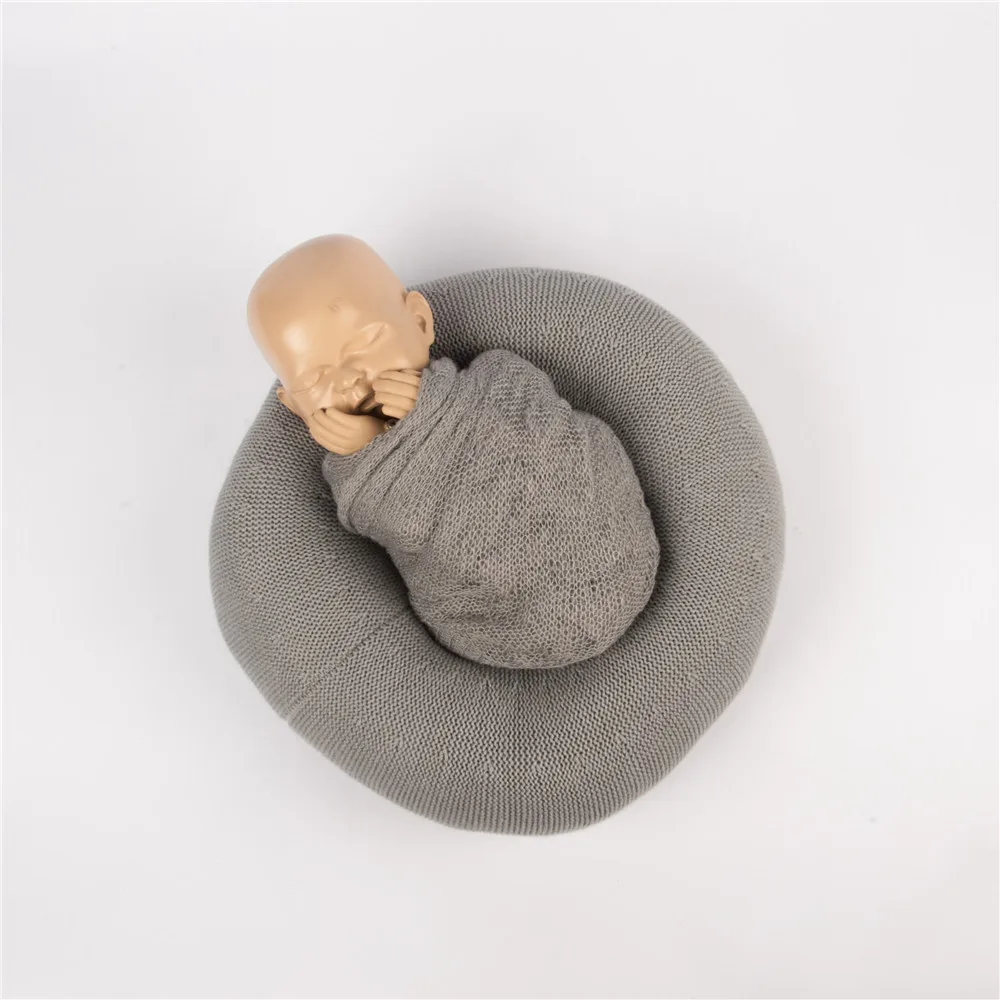 Newborn Baby Photography Basket Pillow Grey Photography Blanket Studio Shoots Posing Aid Photo Accessories Detachable Pillow New