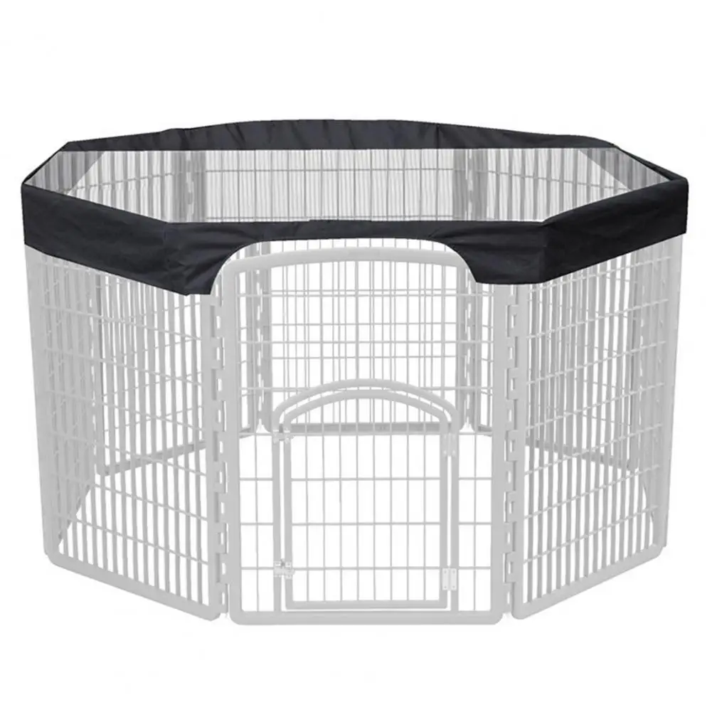 House Dog Enclosure Top Cover Rain-proof Fabric Half-mesh Half-fabric Fastener Tape Pet Cover for Sun-proof For dogs