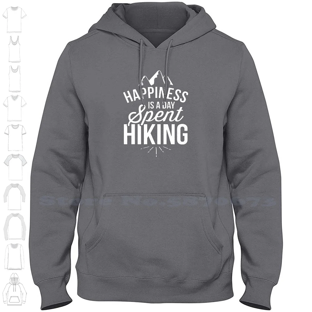 Hiking Happy Streetwear Sport Hoodie Sweatshirt Hiking Trekking Hiking Trail Idea Hiking Mountain Sports Nature Conservation