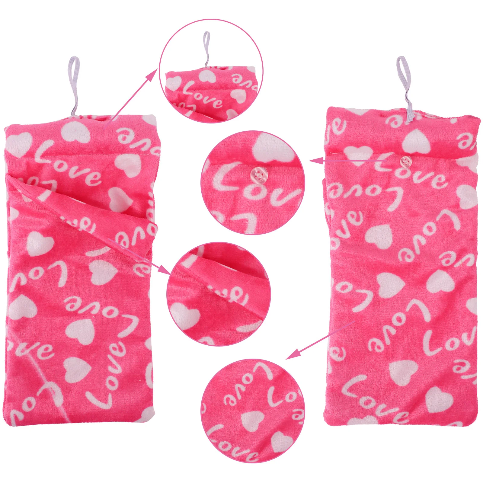 Saco de dormir de felpa para muñecas Barbiees, pijama cálido, accesorios para muñecas, producto de Navidad, moda