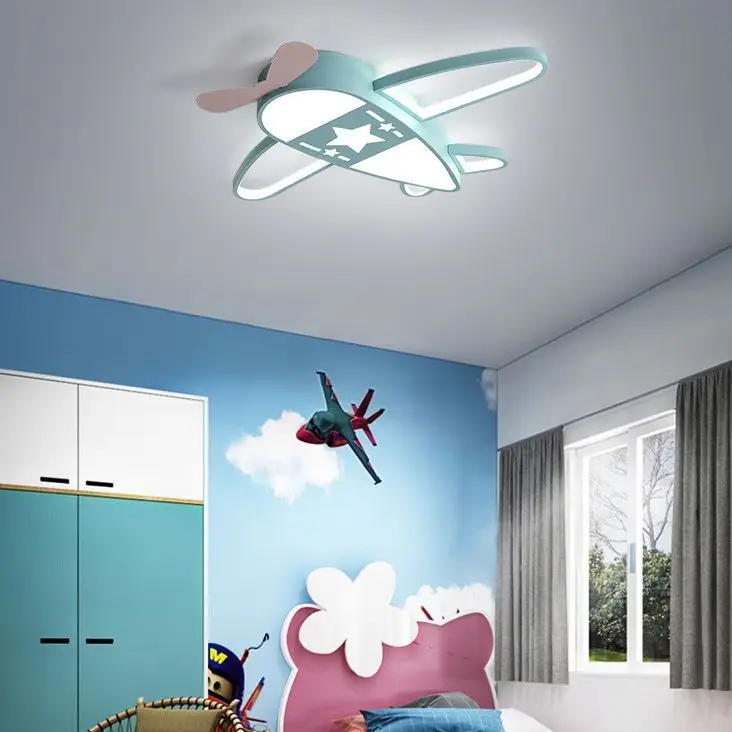 Surface Mounted Ceiling Lamp Blue LED Kids Bedroom  Baby Room For Girls Boy Child  Babies Kids Children's Room Bedroom Lighting