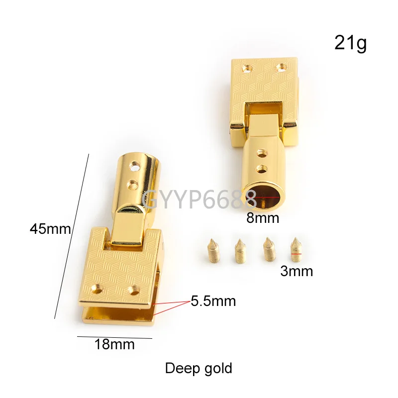 10-30 قطعة 45x18 مللي متر الذهب العميق سلسلة موصل مخصص اتصال مشبك حقيبة يد مقبض المشابك