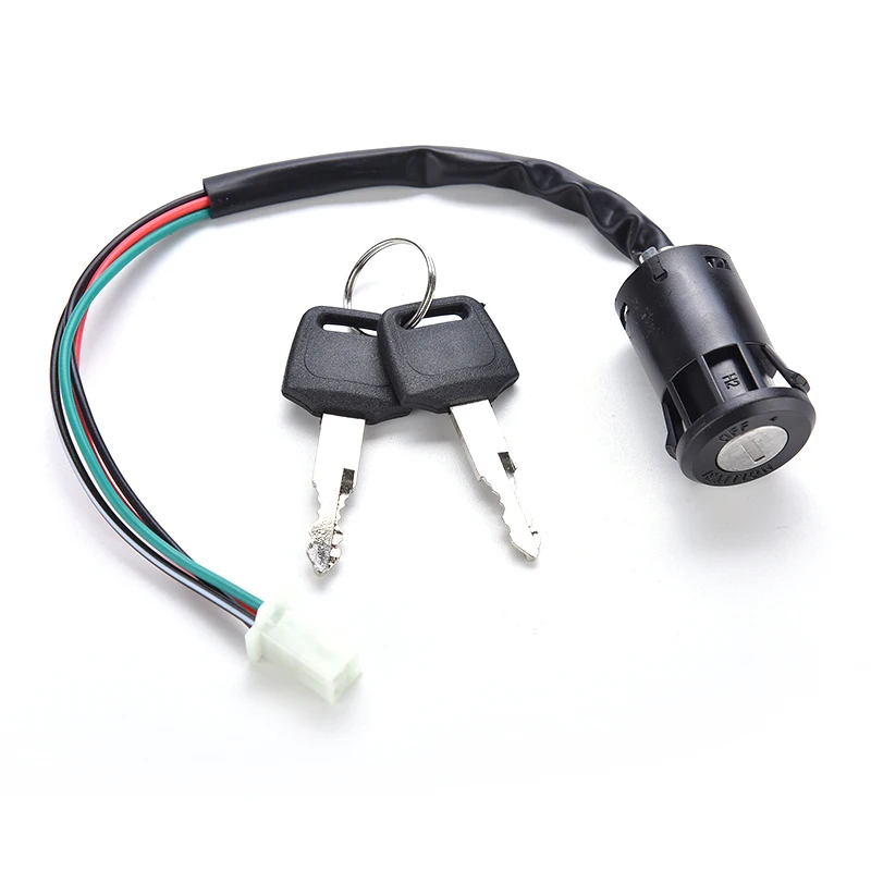 Motorcycle Ignition Switch Key For Honda and Go-Karts Pocket Bikes Universal Easy to Install 2 Position Switch  Brand New