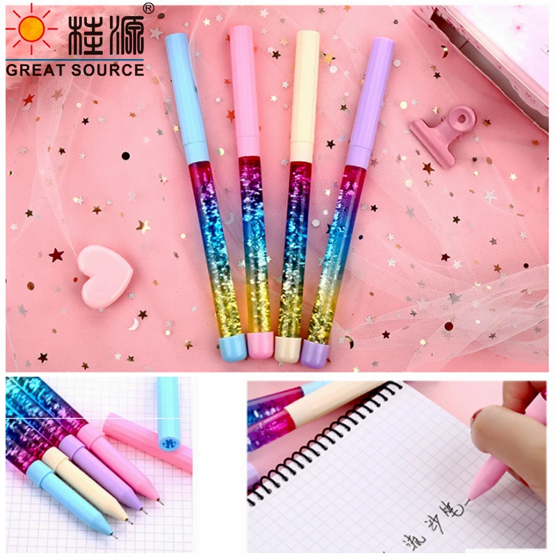 MQQ Colorful Case Gel Pen Black Ink  Gel Pen(160PCS)