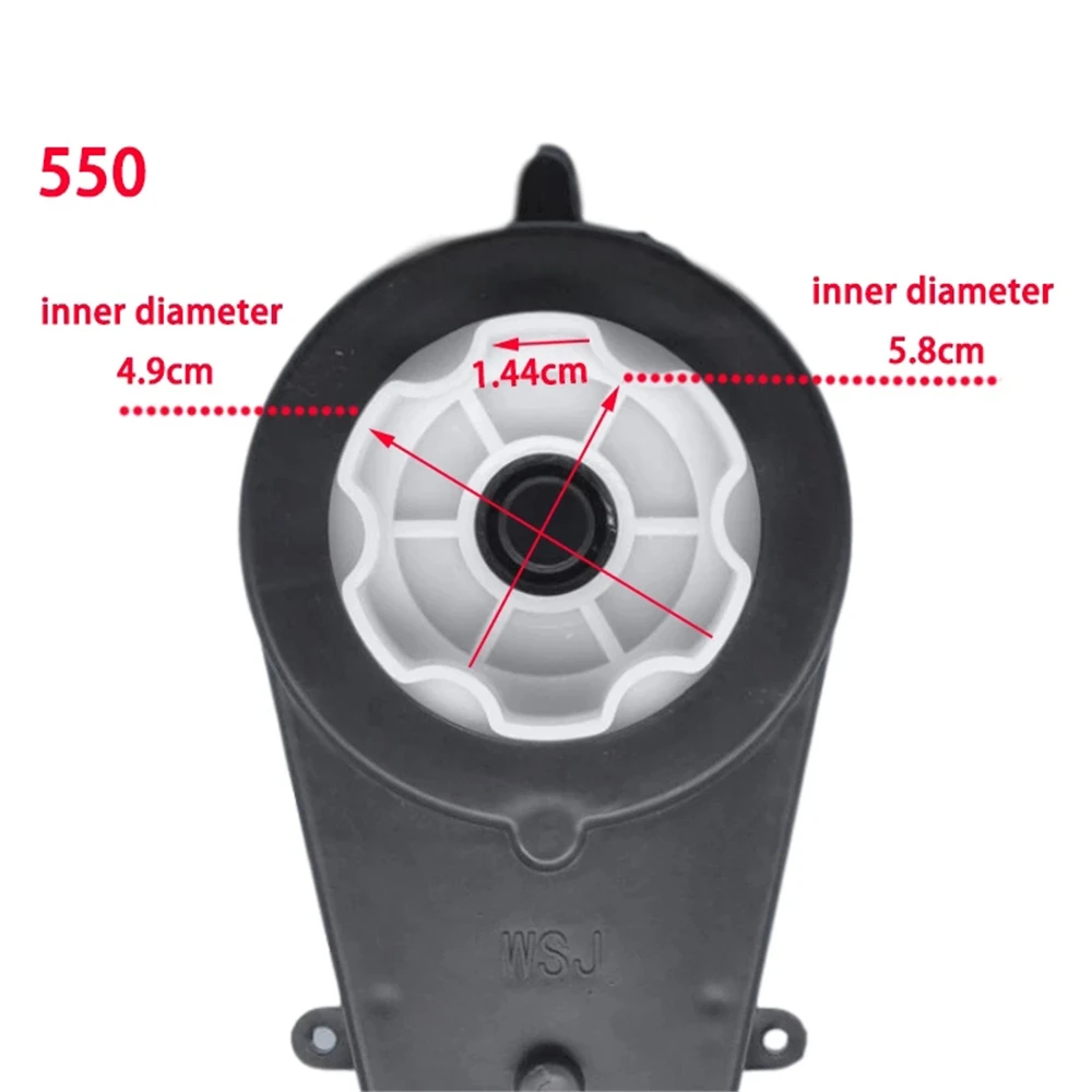 Children's Electric Car Gearbox With Motor DC 6V 12V Gear Box 550 390 For Remote Control Kids Ride Motorcycles/ATV Bike/Go-Karts