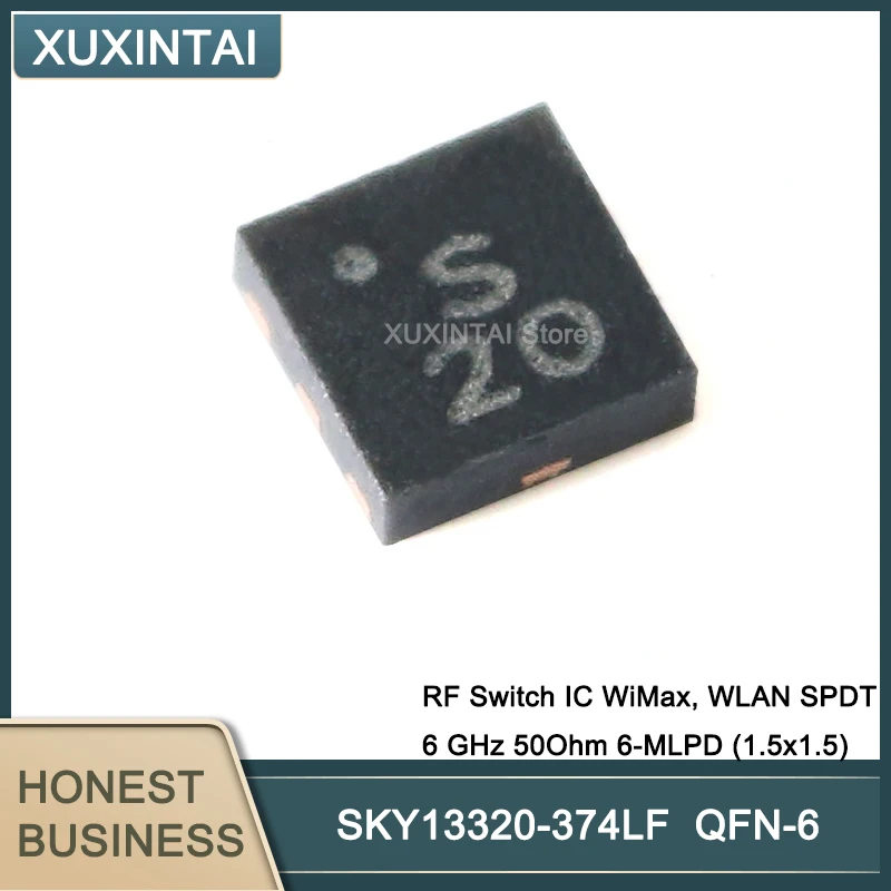 50Pcs/Lot New Original  SKY13320-374LF SKY13320 RF Switch IC WiMax, WLAN SPDT 6 GHz 50Ohm 6-MLPD (1.5x1.5)