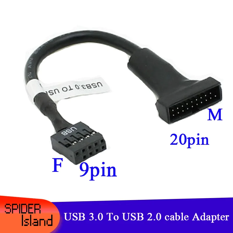 

New High Quality Wholesale 100pcs / lots 10 cm USB 3.0 To USB 2.0 cable Adapter USB2.0 To USB3.0 Cable 4.8Gbps Free Shipping