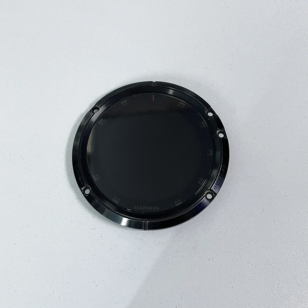 Pantalla LCD de repuesto para GARMIN Fenix 5 Plus Fenix 5 Plus Sapphire, Panel digitalizador, color gris carbono, titanio, 47mm