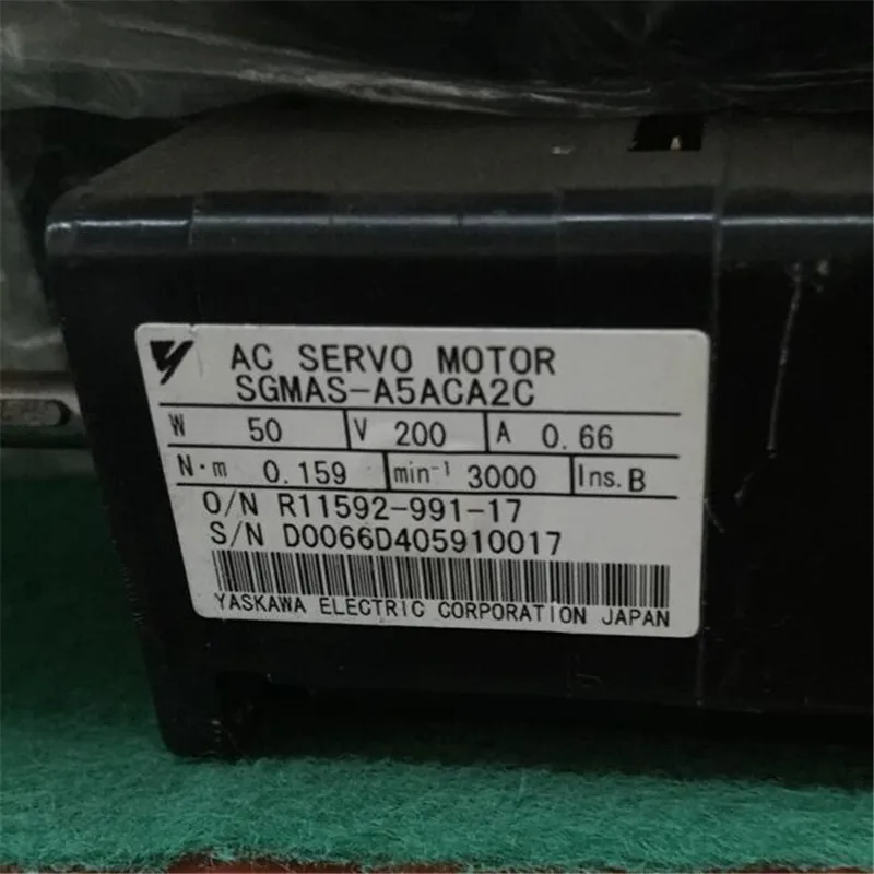 Tested Working SGMAS-A5ACA2C AC SERVO MOTOR