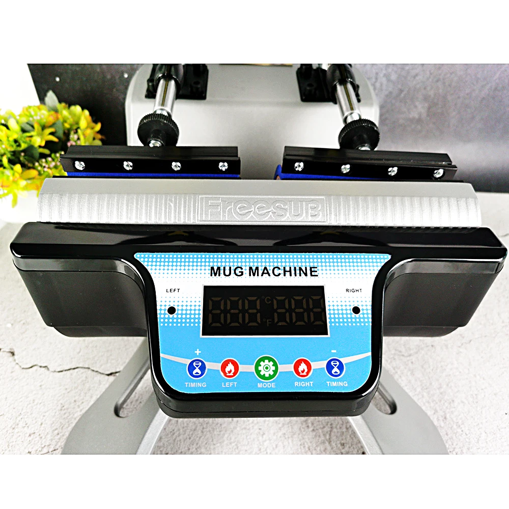 Automatic Double Station Mug Heat Transfer Baking Cup Machine Couple Cup DIY Sublimation Transferring ST-210 Printing Machine