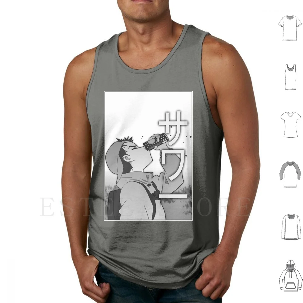 Кислая майка, жилет из хлопка, Naota, Naota, Nandaba, Flcl, для игр, Кули, аниме, манга, Грустный мальчик, Грустный мальчик, садбои, Грустный бой, Юн, стройная Flcl