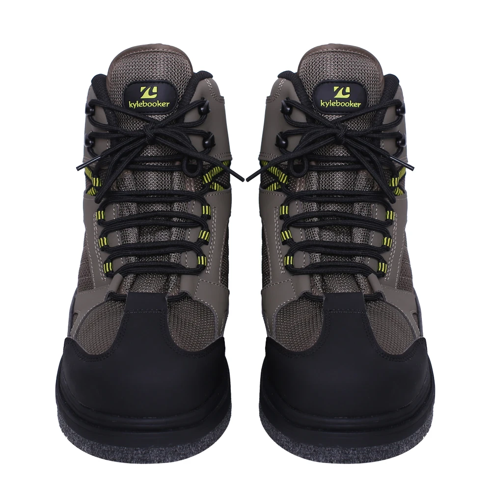 Felt Sole Fishing Wading Boot Breathable Upstream Shoes Anti-slip River Wading Waders Boots