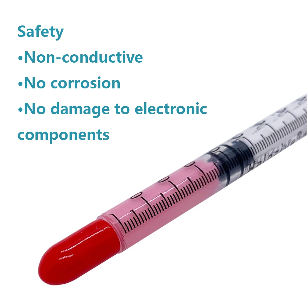 3/6/9ML เข็มฉีดยาบรรจุภัณฑ์ความร้อนจาระบีซิลิโคนพลาสเตอร์ฮีทซิงค์สำหรับ CPU โปรเซสเซอร์ BR7 dropshipping