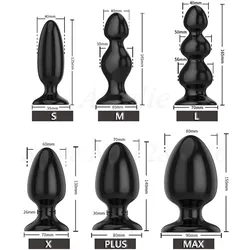 Huge Anal Sex Toys Large Butt Plug Dilatador Prostata Massager For Men Woman Gay Adult Anus Expansion Stimulator Big Anal Beads