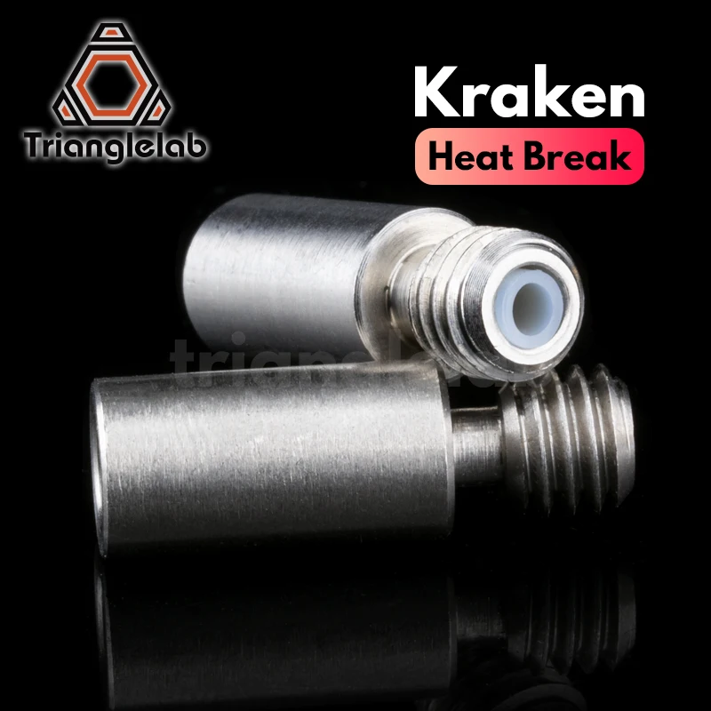 

C Trianglelab 1PC V6 Kraken Heat Break For Chimera+ Extrusion HOTEND Heater Block 1.75MM Filament Smooth