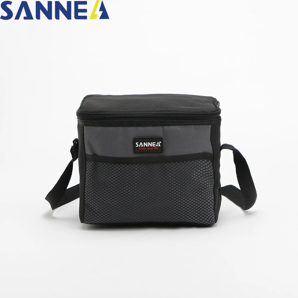 SANNE 4L çocuk yalıtımlı öğle yemeği çantası su geçirmez gıda soğutucu çanta termal taşınabilir kok/bira çanta mumya çanta buzdolabı çantası