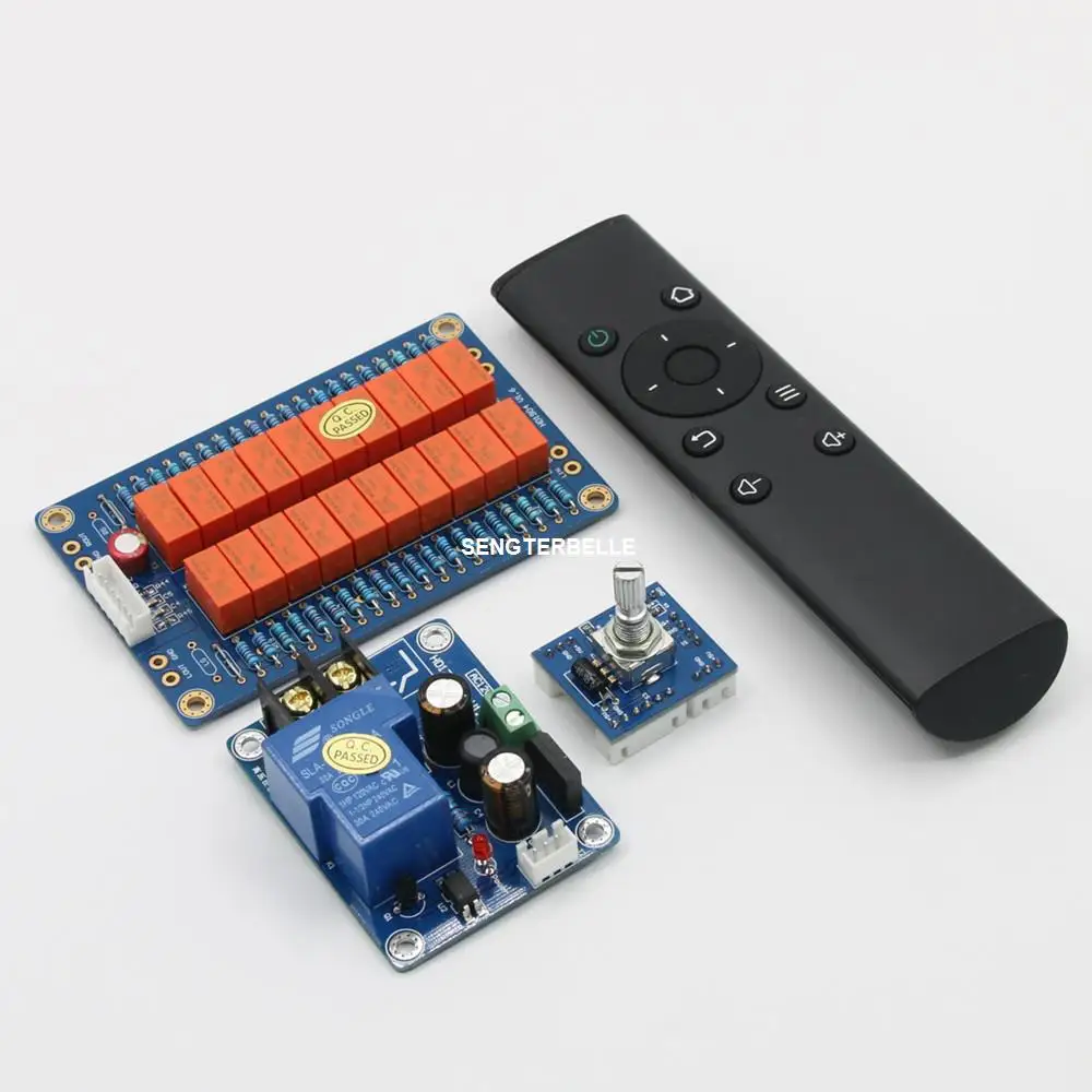 Hifi Remote Relay Resistance Volume Control Board 10K 20K 50K 100K Passive Preamp Board