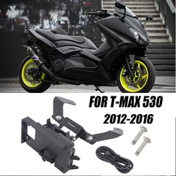 Mobile phone stand navigation bracket FOR Yamaha TMAX530 TMAX 530 TMAX-530 2012-2016 Bracket Mount Smartphone GPS Holder
