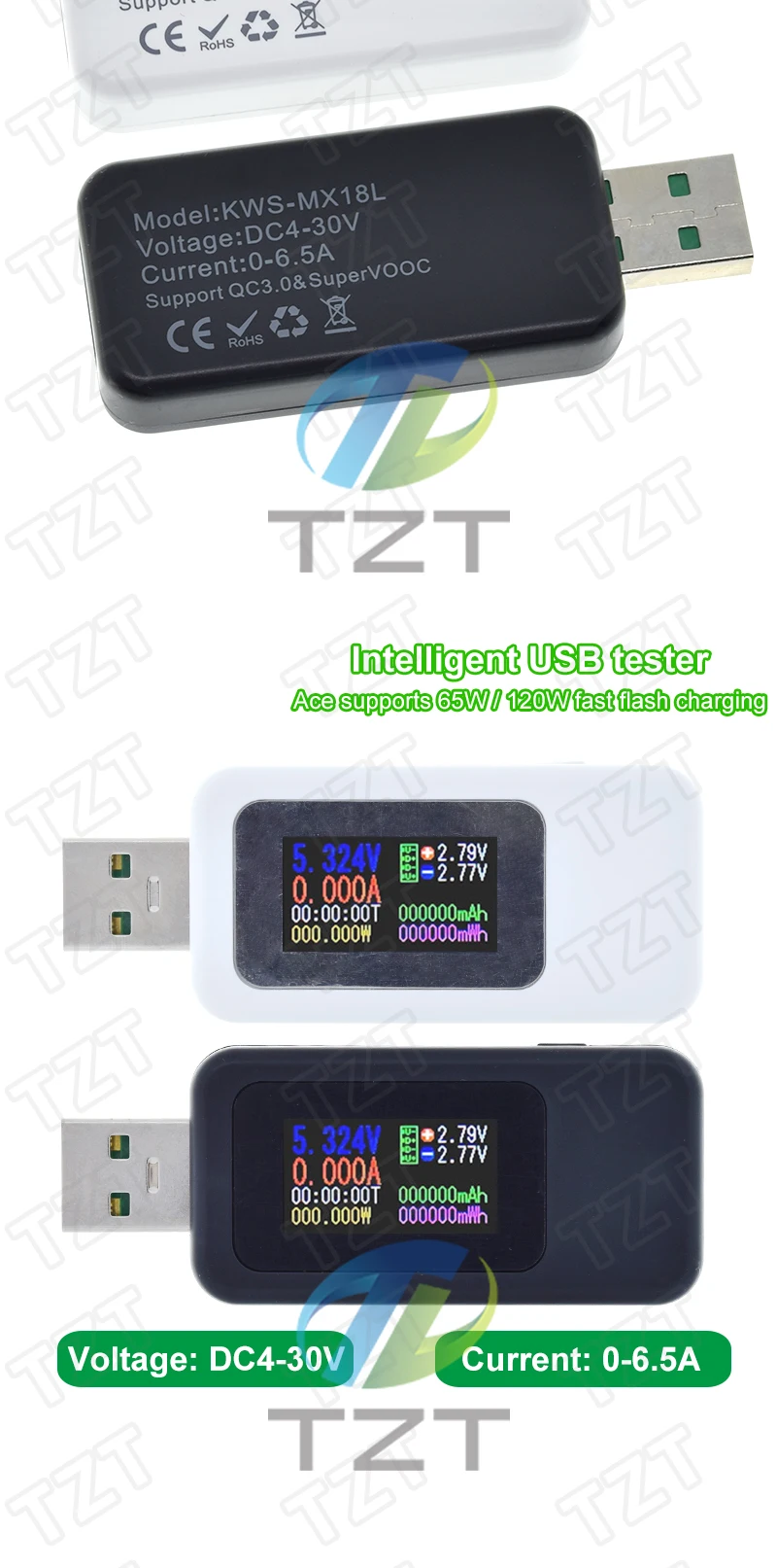 10-in-1-USB-Tester DC Digital Voltmeter Amperimetro Strom Spannung Meter Amp Volt Amperemeter Detektor Power Bank Ladegerät Anzeige – Detail 13