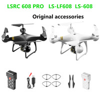 LSRC 608 PRO  LS-608 Drone Battery Original Accessories USB Charging Cable Propeller Maple Leaf For LS-LF608  Drone Spare Parts