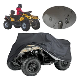 210d atv utv capa uv sol universal ao ar livre à prova de poeira à prova ddustágua para polaris predator rangers rzr sportsman votorbike quad bike