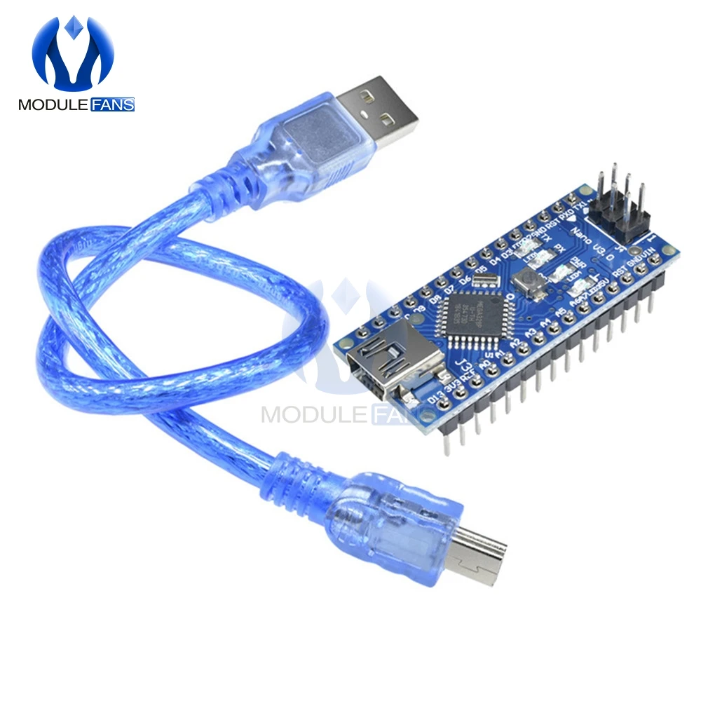 Nano V3.0 3.0 FT232 Chip ATmega328 Atmega328p 16M 16MHZ Board For Arduino  R3 Mini Usb AU Without Usb Cable I/O