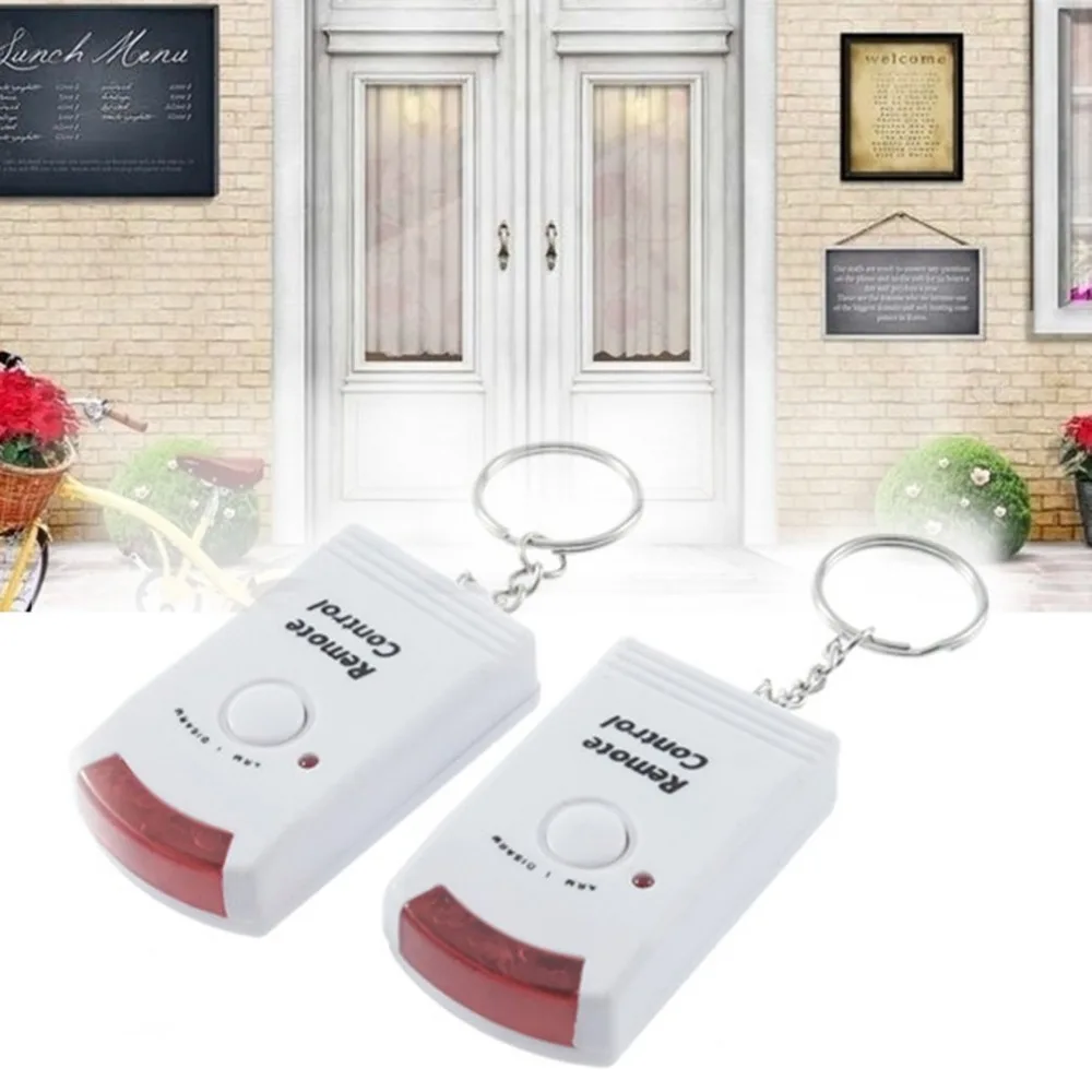 Wireless Remote Controlled Mini Alarm with IR Infrared Motion Sensor Detector & 105dB Loud Siren For Home Security Anti-Theft