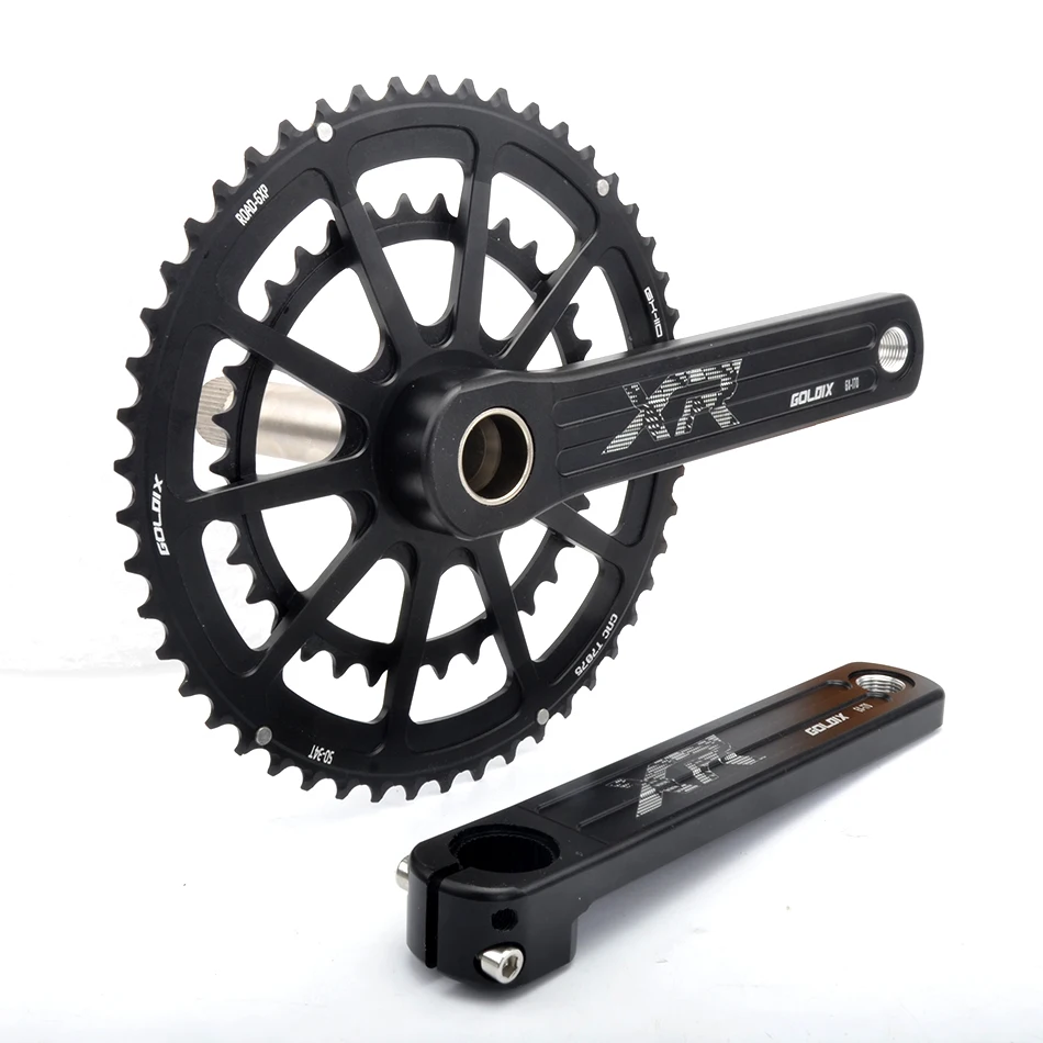 Road Bike Crankset 165/170/172.5/175mm Crank 50/34T 52/36T 52/42T 53/39T Chainring 22S Bicycle Crank Sprocket For Sram GXP