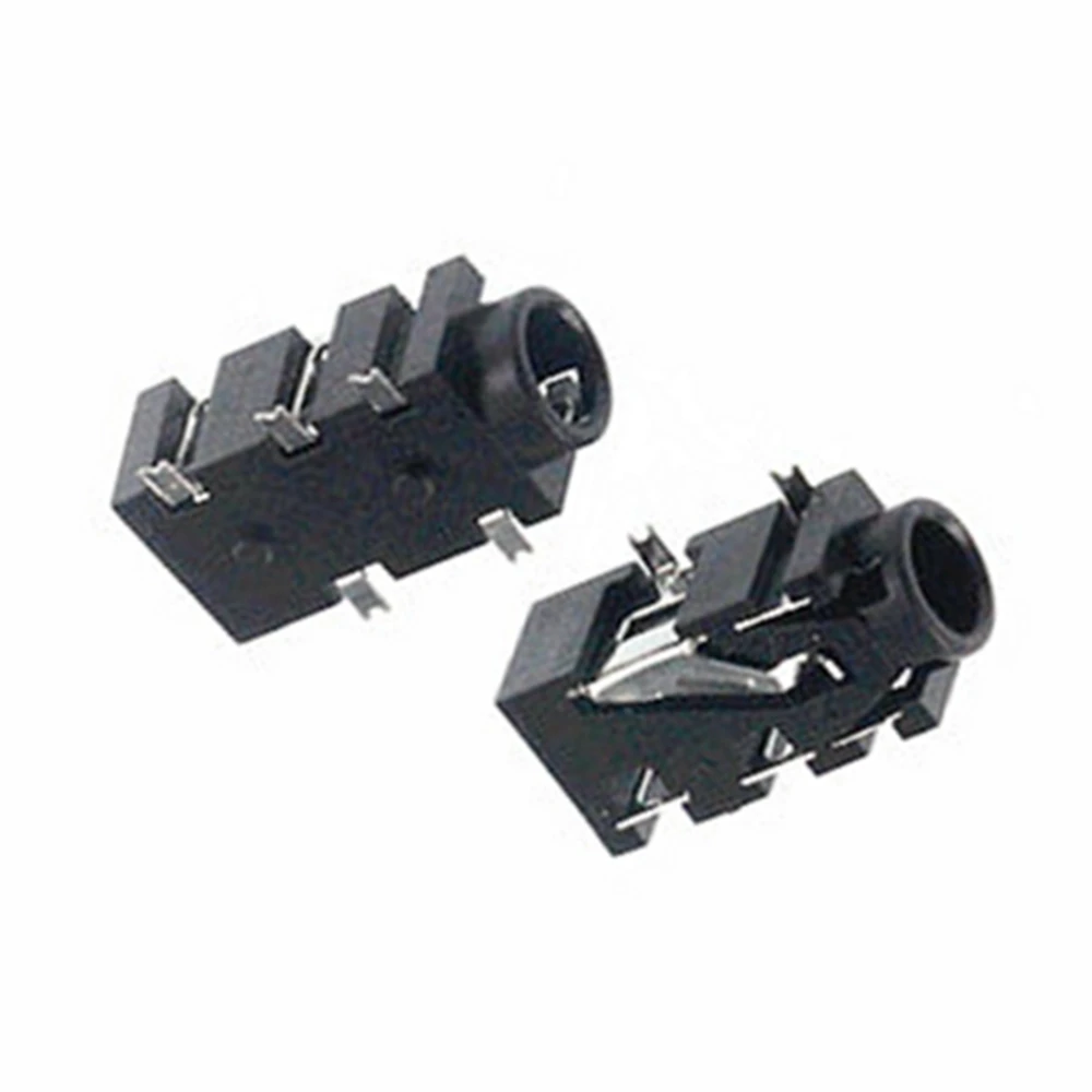 10PCS 3.5mm Female Audio Connector PJ327 5Pin SMT SMD Headphone Jack Socket PJ-327F