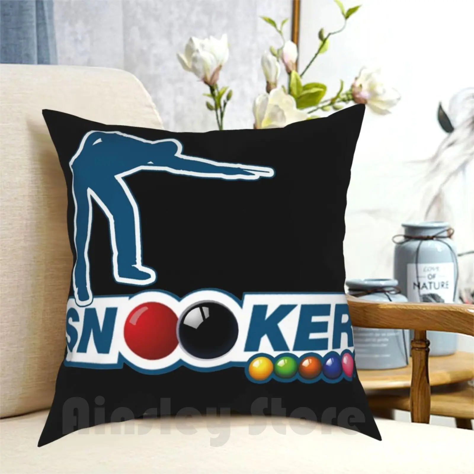 Snooker Player Pillow Case Printed Home Soft DIY Pillow cover Snooker Pool Billiards Sport Ball Funny 8 Ball 147 Cue Game