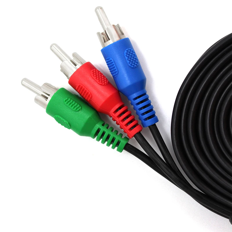 1pcs Component RGB Ypbpr HD Video Cable For DVD 5 FT 1.5M