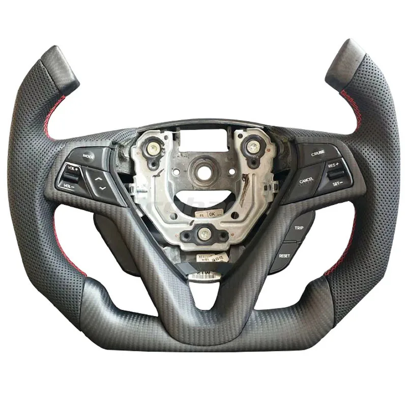 High Quality Customized Carbon Fiber Steering Wheel For Hyundai Veloster turbo 2012 2013 2014 2015