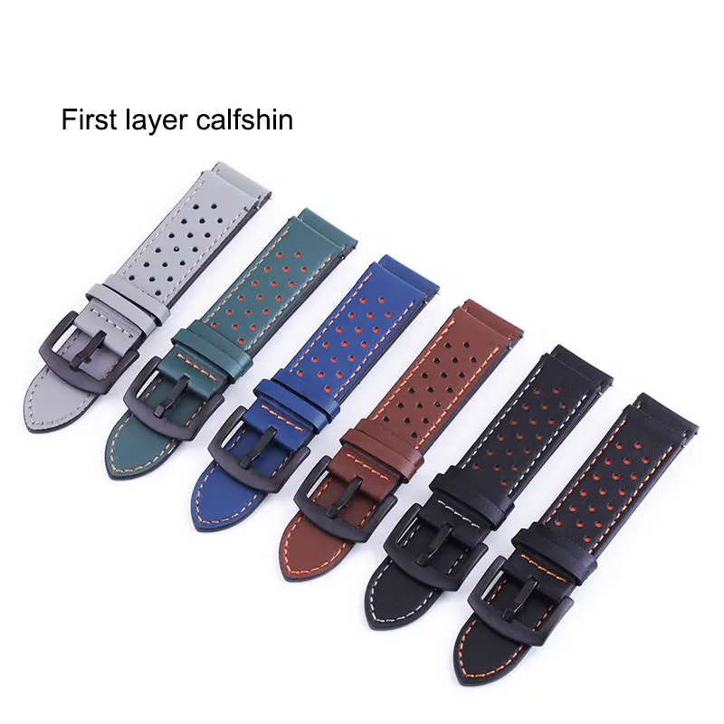 UTHAI P10 Watchband High-quality leather strap 20mm 22mm watch strap bracelet for watch gear S3/huawei watch gt 2