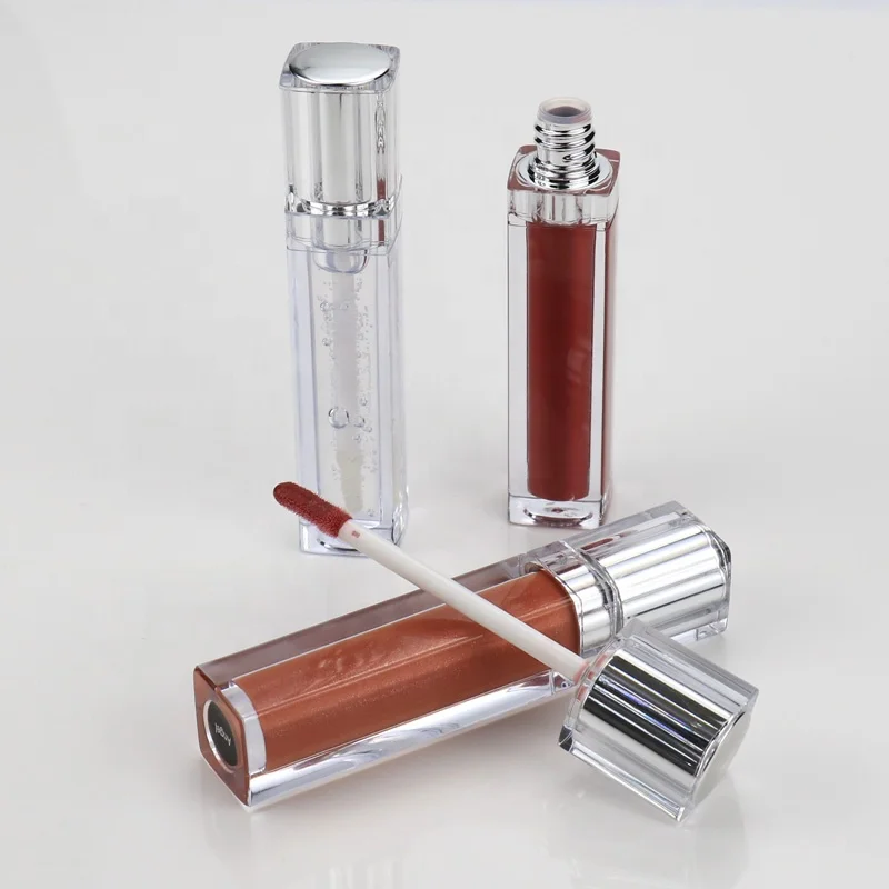 

Private Label Cosmetics Put Your Own Logo Lipgloss Wholesale Clear Lip Gloss Bulk Lip Oil Glitter Liquid Lipstick 50PCS/LOT